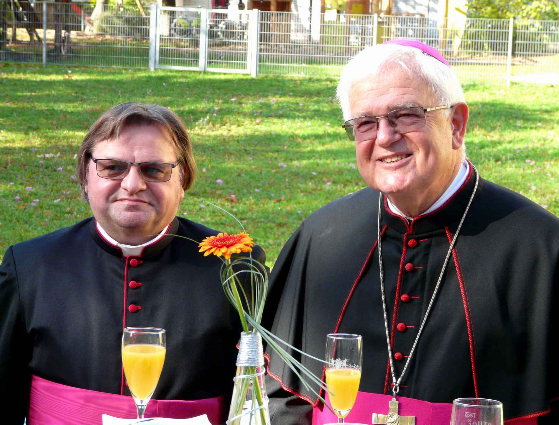 Pfarrer Denk und Dr. Kreidler