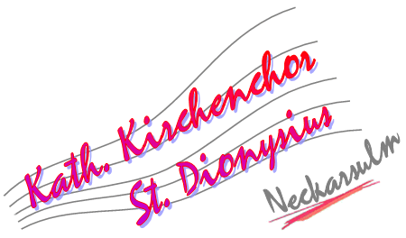 Logo Kath. Kirchenchor St. Dionysius Neckarsulm